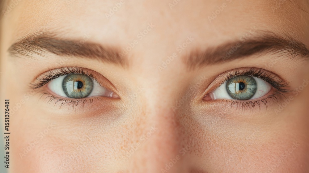 Young woman with neutral expression looking at camera indoors Young woman with neutral expression looking at camera indoors