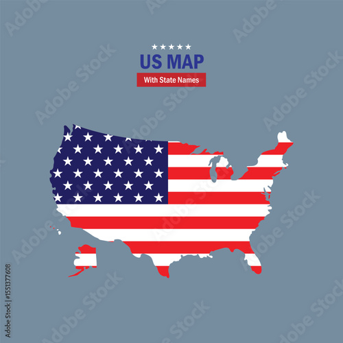 us map with state names