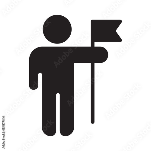 Pioneer work Vector Icon which can easily modify or edit