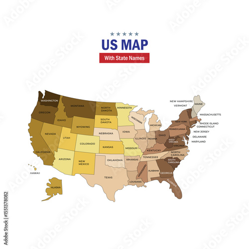 us map with state names