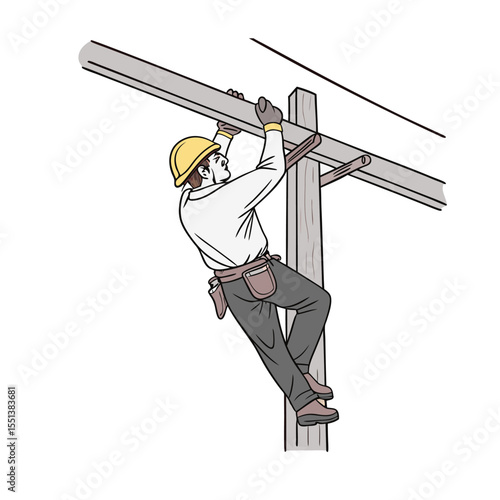 sketch of a man with a sword