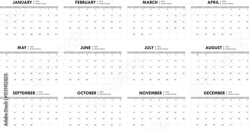 2026 Monthly Calendar Planner
