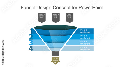 4-Step Funnel Diagram – Sales Process & Lead Conversion Template for PowerPoint. 4-Step Funnel Diagram for PowerPoint Presentations. Sales-Funnel-Diagram-PowerPoint-Template.