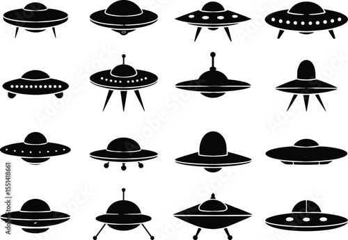 ufo set vector