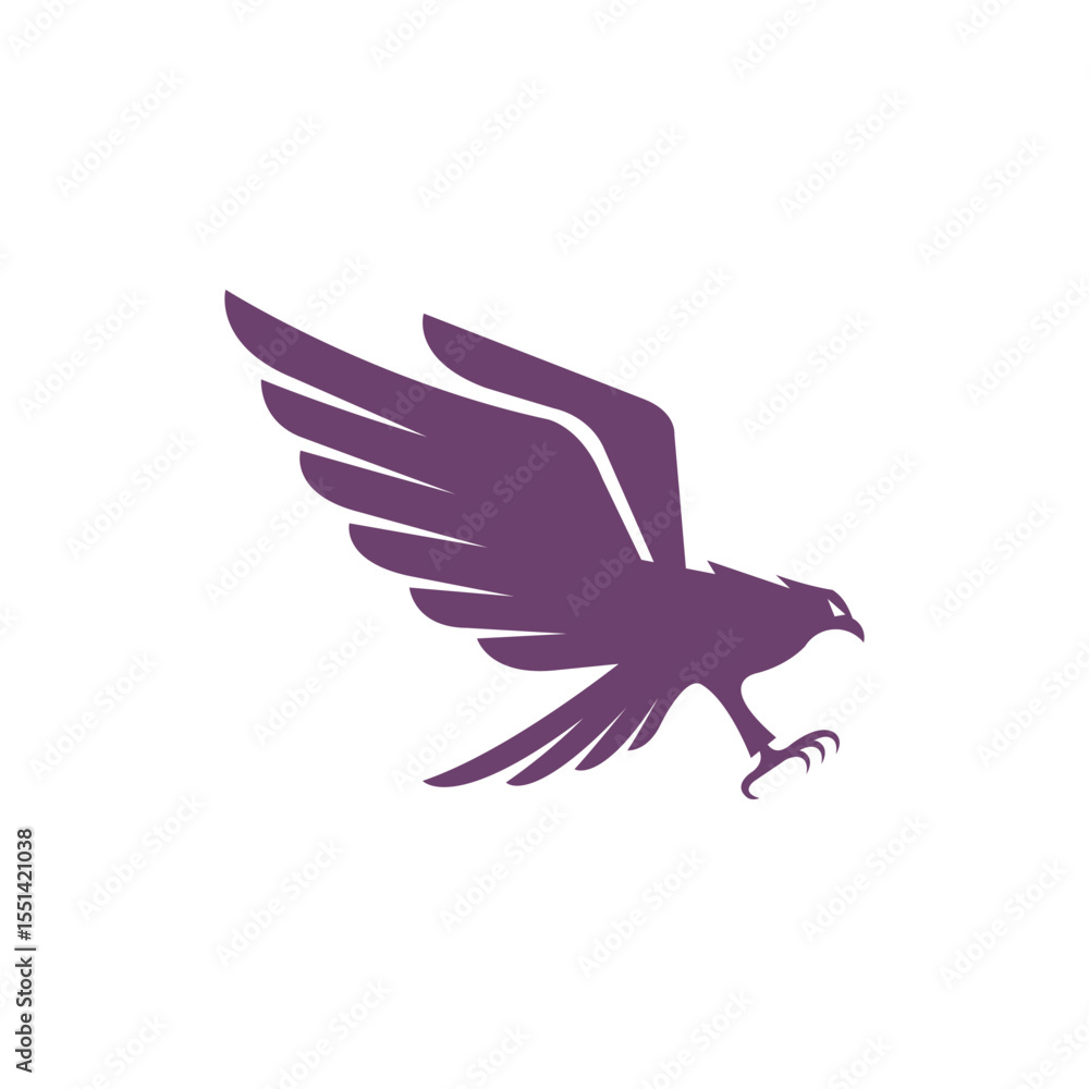 Obraz premium eagle abstract logo modern style