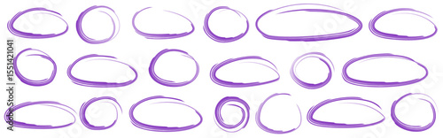 Violet organic contour blobs with sketchy texture for creative agency branding, art portfolio layouts and design toolkits