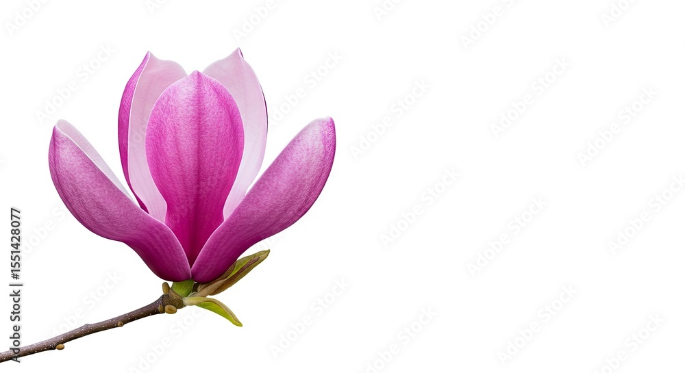 Pink magnolia blossom closeup Pink magnolia blossom closeup