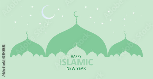 Happy Islamic New Year. For Islamic background
