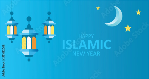 Happy Islamic New Year. For Islamic background