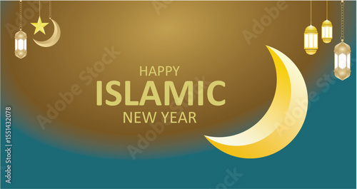 Happy Islamic New Year. For Islamic background
