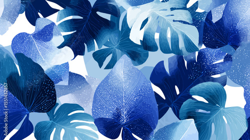 abstract blue background with stars