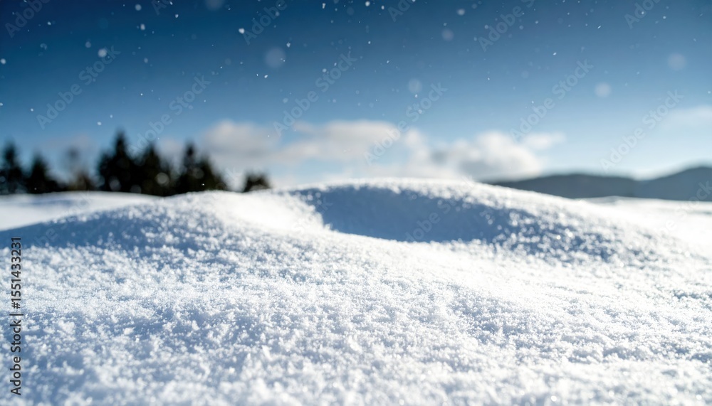 custom made wallpaper toronto digitalSnowy Landscape Under Sunny Sky