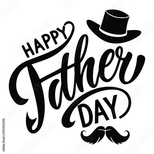 Elegant Father's Day Calligraphy