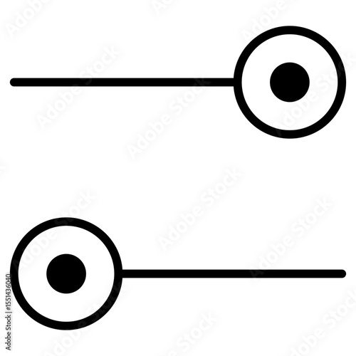toggle switch button icon vector