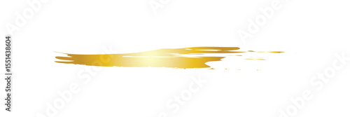 Luxury decoration text box golden brush element template design  file transparent . Vector Illustration . 