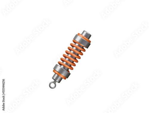 car suspension icon 3d illustration render