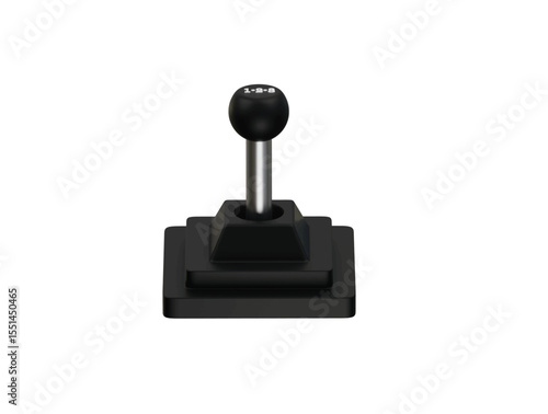 gear stick icon 3d illustration render
