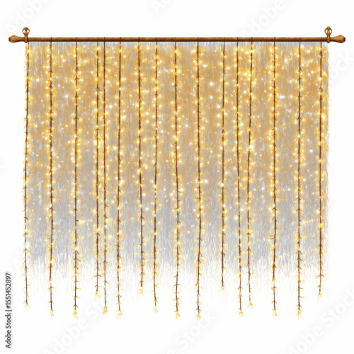 Sparkling Fairy Light Curtain for Wedding, Party,