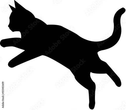 ねこ シルエット ベクター	