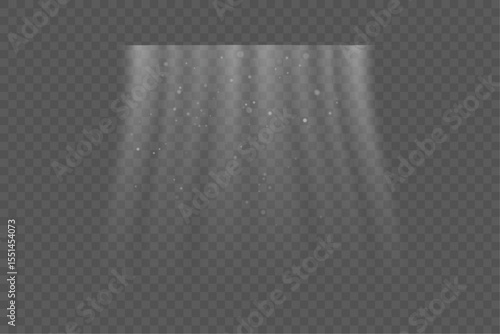 Abstract light blowing effect from air conditioner, air purifier or humidifier. Air conditioner with cold wind effect. Wind Wave Effect. Realistic movement of a thin stream of water