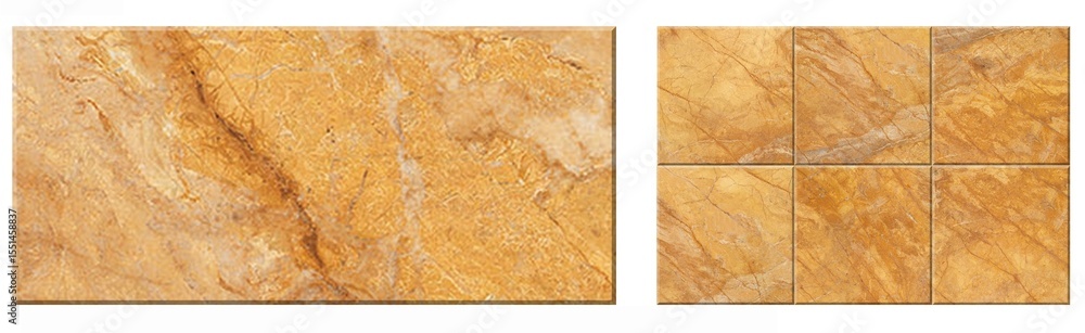 Fototapeta premium Natural Stone Tiles With Warm Earthy Tones For Interior Design Projects