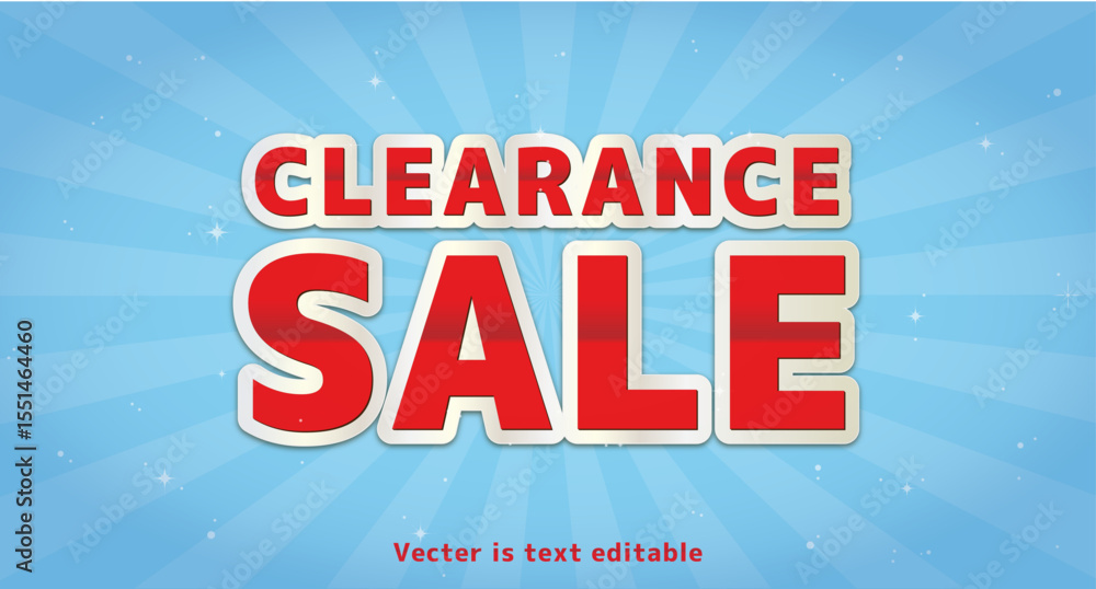 Fototapeta premium CLEARANCE SALE_赤文字__アピアランス_AQUABLUE