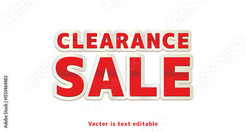 CLEARANCE SALE_赤文字__アピアランス