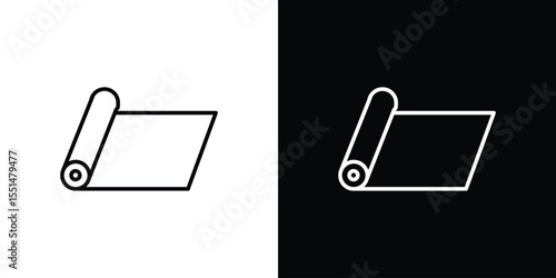 Aluminum foil icon vector, Symbol, logo illustrations