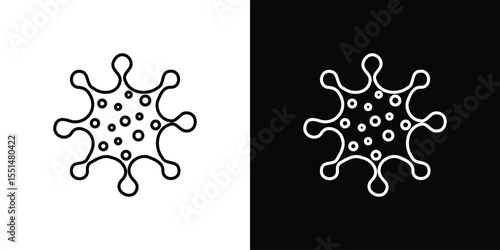 Bacteria icon vector, Symbol, logo illustrations
