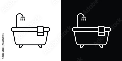 Bathroom icon vector, Symbol, logo illustrations