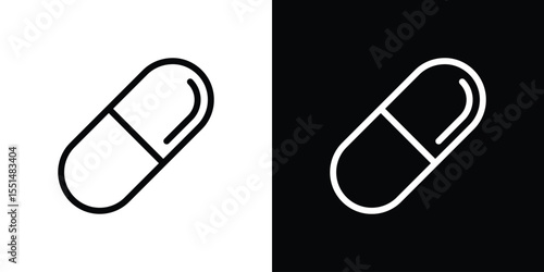 Capsules icon vector, Symbol, logo illustrations