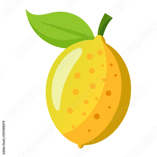 Clean Design Finger Lime Fruit Vector Isolated