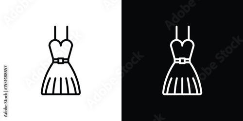 Dress icon vector, Symbol, logo illustrations