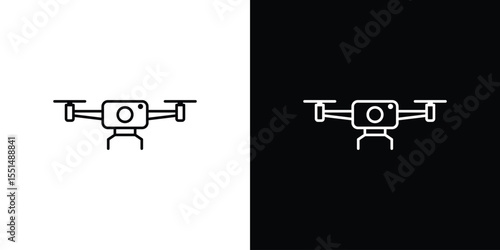 Drone icon vector, Symbol, logo illustrations