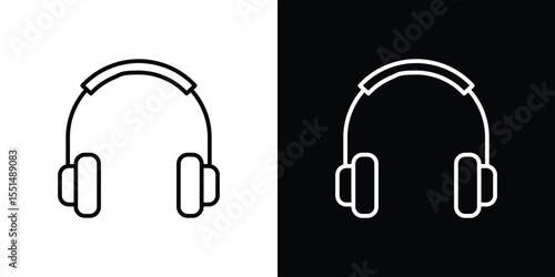 Ear muffs icon vector, Symbol, logo illustrations