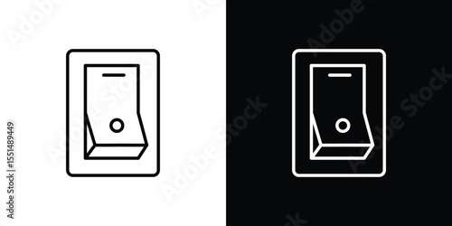 Electric switch icon vector, Symbol, logo illustrations