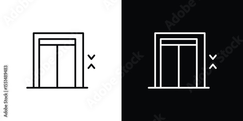 Elevator icon vector, Symbol, logo illustrations