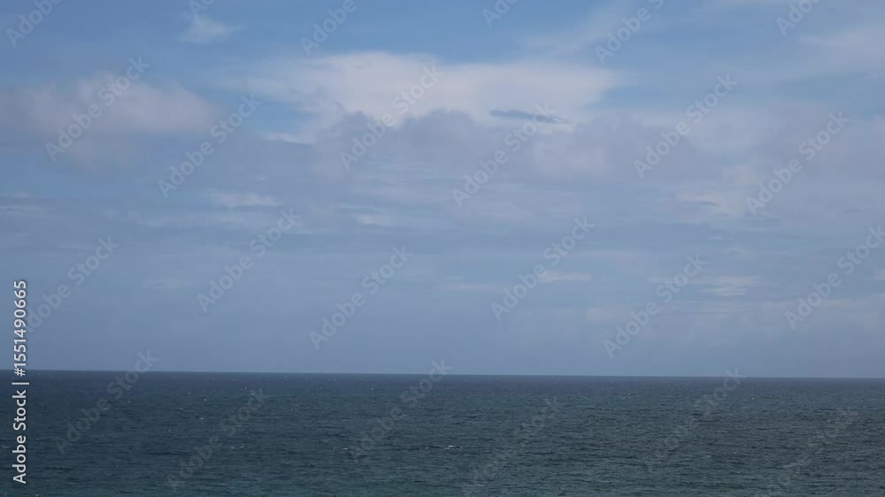 view boundless deep ocean under a clear blue sky view boundless deep ocean under a clear blue sky