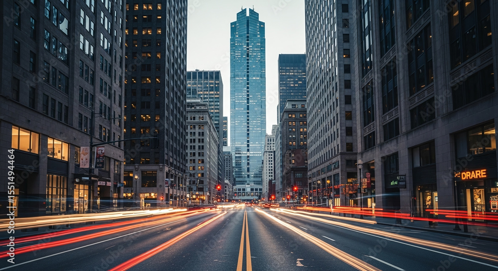 Fototapeta premium new york city street