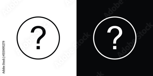 Interrogation icon vector, Symbol, logo illustrations