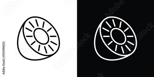 Kiwi icon vector, Symbol, logo illustrations