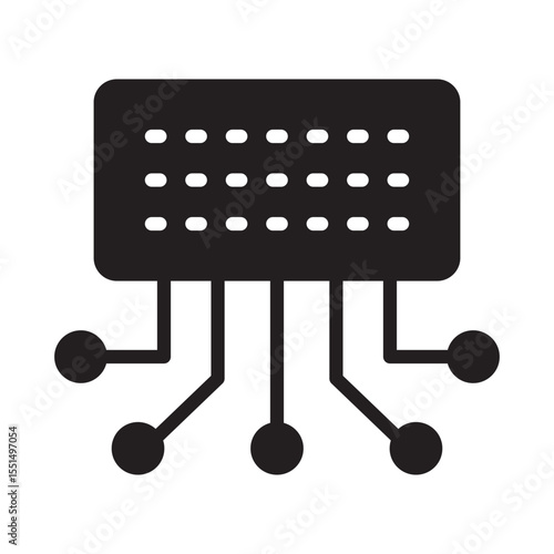 Multithreading Vector Icon which can easily modify or edit