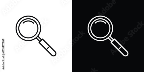 Loupe icon vector, Symbol, logo illustrations