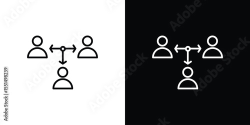 Mediator icon vector, Symbol, logo illustrations