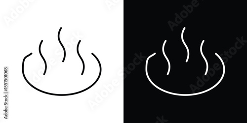 Onsen icon vector, Symbol, logo illustrations