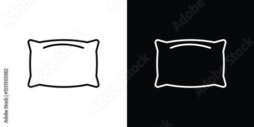 Pillow icon vector, Symbol, logo illustrations