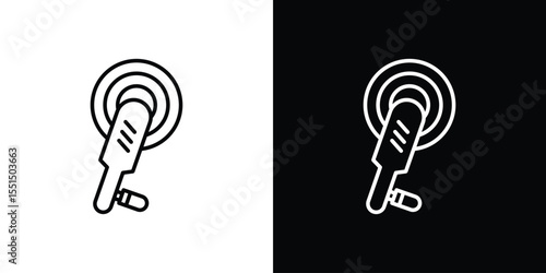 Polisher icon vector, Symbol, logo illustrations