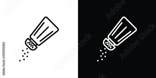 Salt shaker icon vector, Symbol, logo illustrations