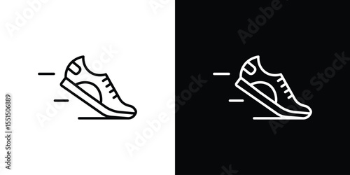 Shoes icon vector, Symbol, logo illustrations