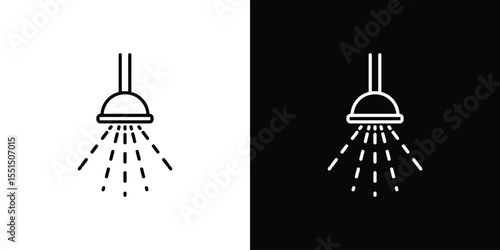 Shower down icon vector, Symbol, logo illustrations